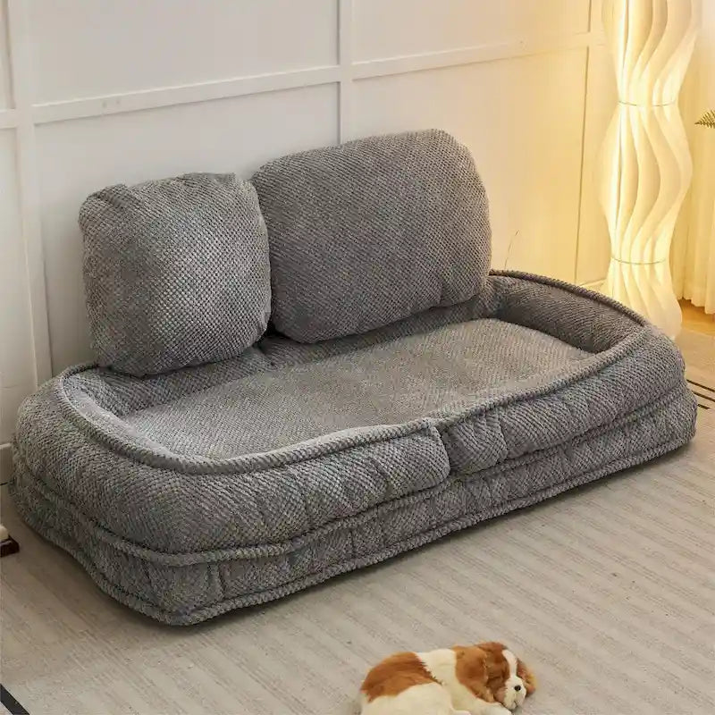 Canapé paresseux, 5 positions réglables, pour s’asseoir, dormir et se plier, idéal pour la chambre ou le salon