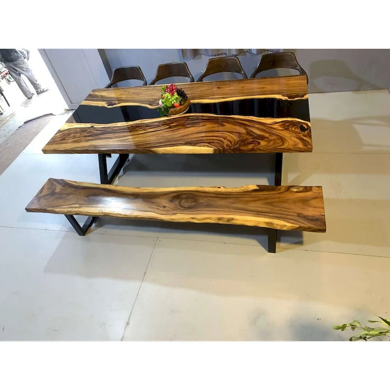 Kanab Creek Esstisch mit 90-Epoxidharzplatte
