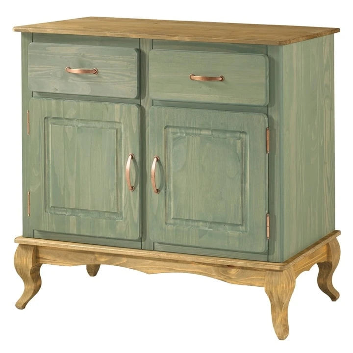 Credenza buffet in legno verde