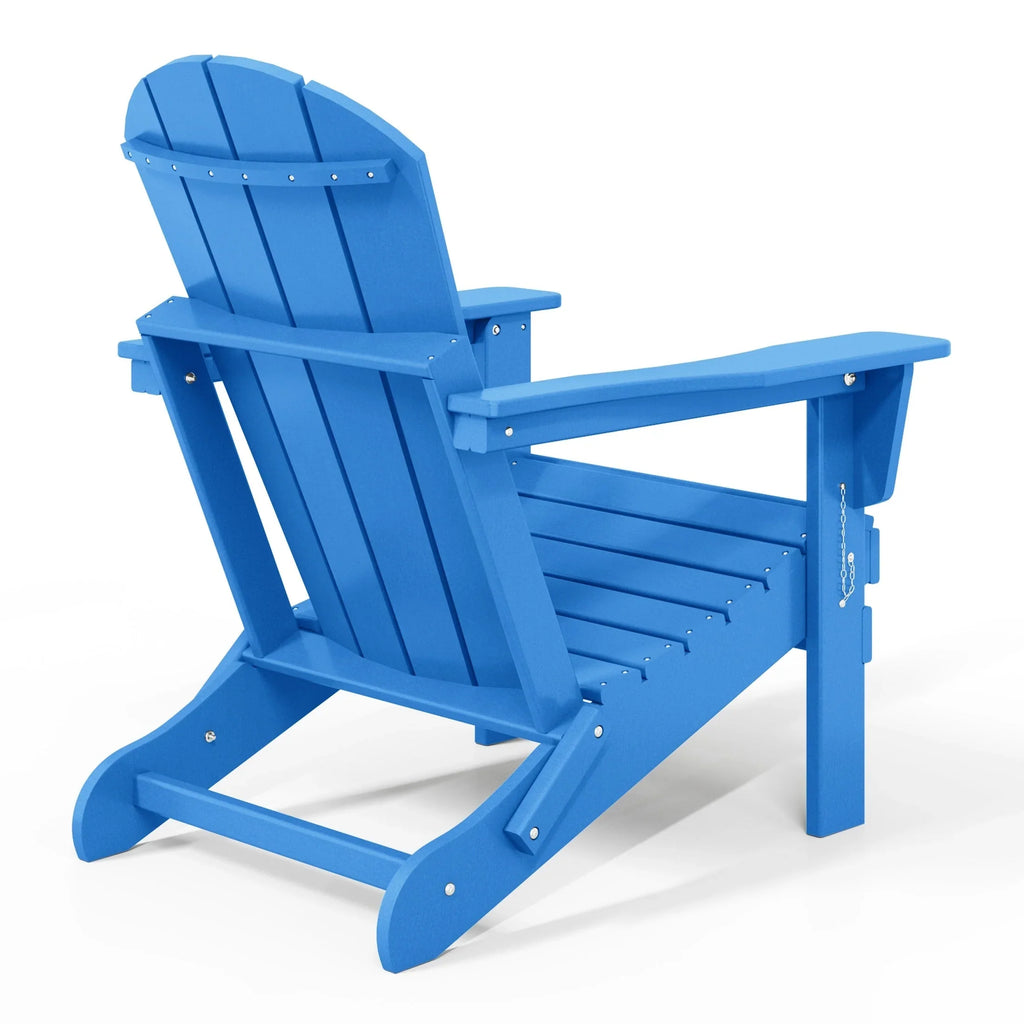 Polytrends Laguna Adirondack-Klappstuhl für die Terrasse, lichtecht und wetterbeständig