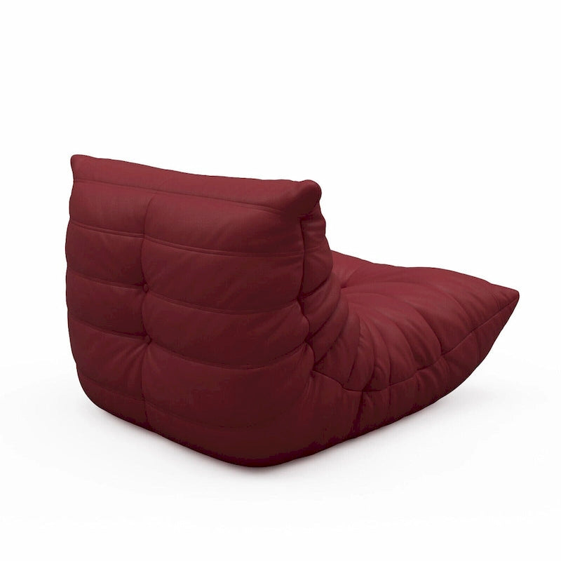 Furgle-Sofa aus Mikrofaserleder, ergonomisches Design, bequemes Bodensofa
