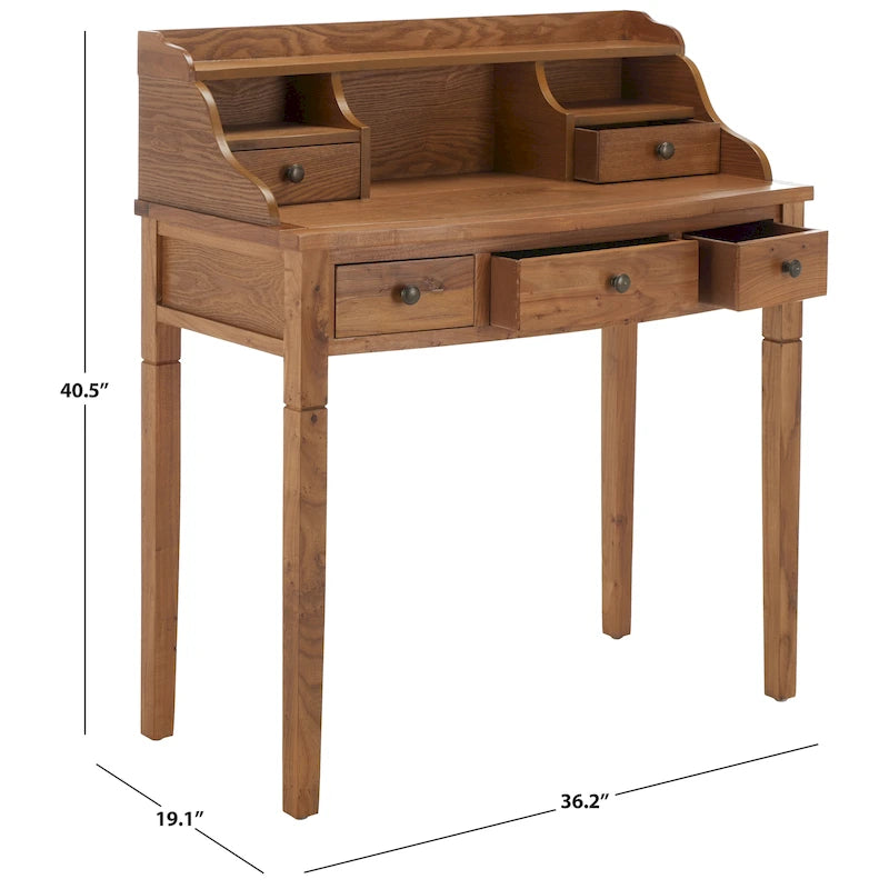 Bureau d’écriture et de travail SAFAVIEH Leana à 5 tiroirs