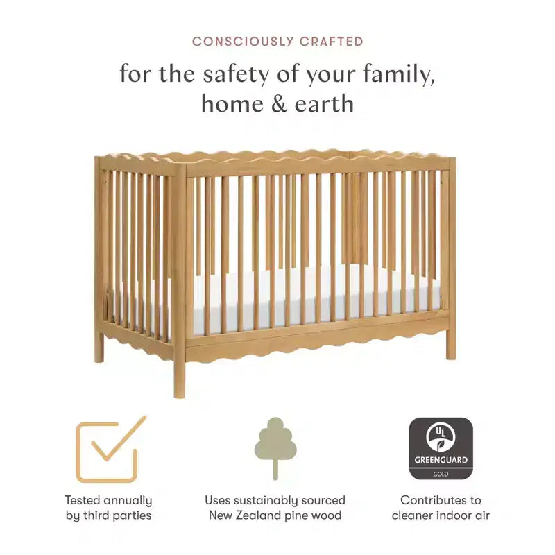 Lettino trasformabile 4 in 1 Babyletto Swell con kit di conversione in letto per bambini