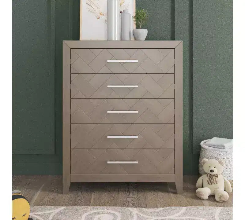 Child Craft Kieran Kinderzimmer-Set, 3-teilig, mit Babybett, Kommode und Schubladenkommode; einschließlich 4-in-1 umbaubarem Babybett