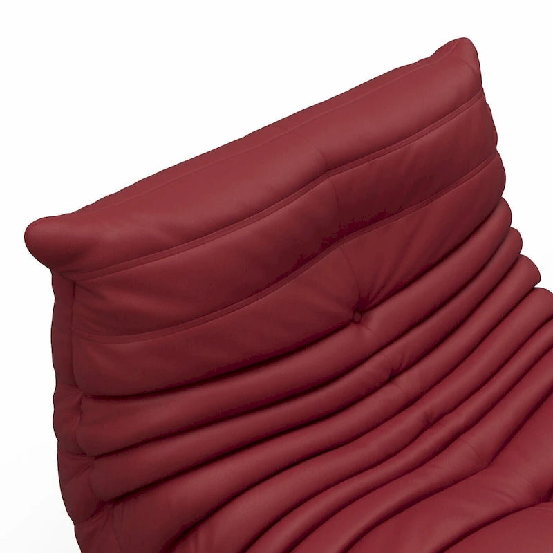 Furgle-Sofa aus Mikrofaserleder, ergonomisches Design, bequemes Bodensofa
