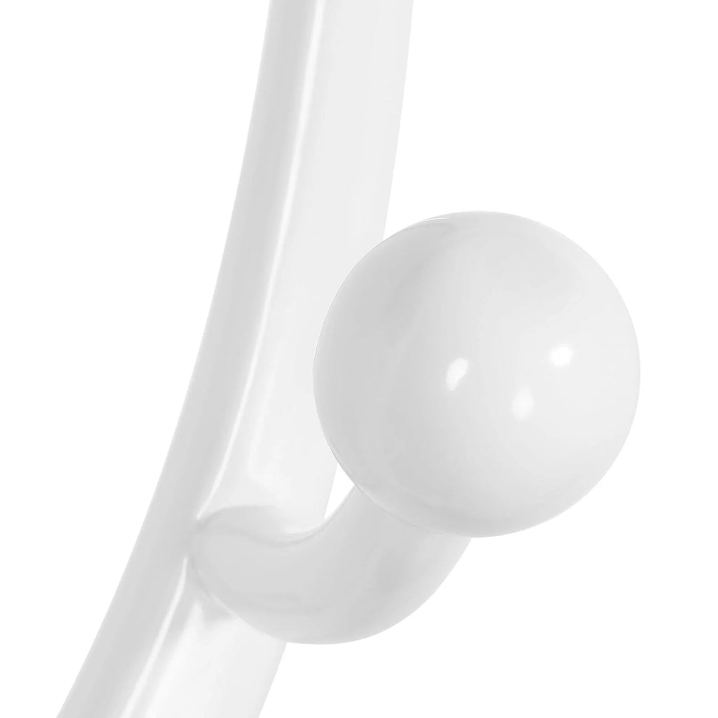 Appendiabiti autoportante in legno di gomma a forma di ramo con 8 ganci - 24.5W x 70.87H