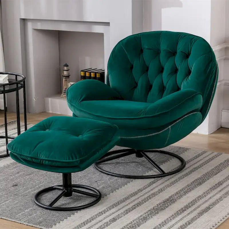 Polstersessel, TV-Sessel, Wohnzimmersessel mit Hocker