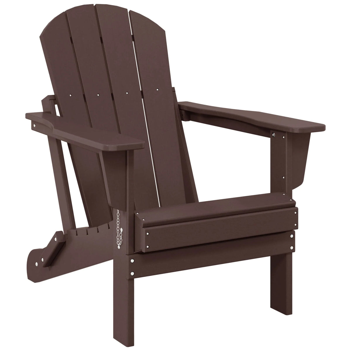 Polytrends Laguna Adirondack-Klappstuhl für die Terrasse, lichtecht und wetterbeständig