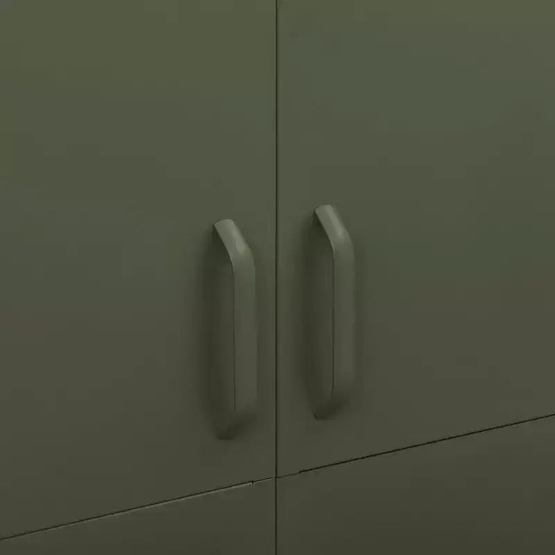 vidaXL Kleiderschrank Olivgrün 35.4x19.7x70.9 Stahl