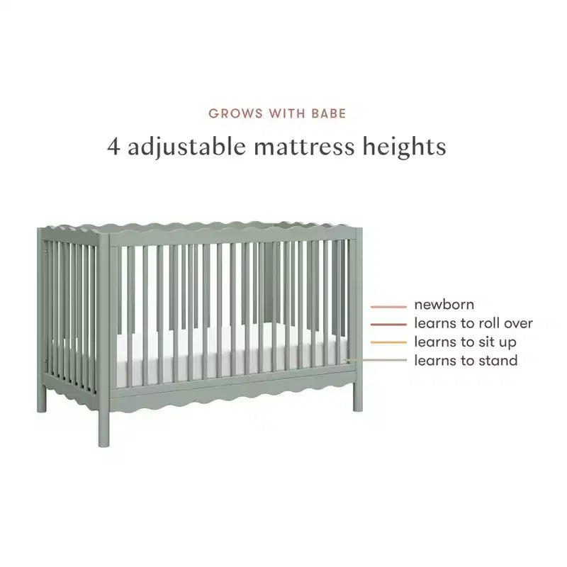 Lettino trasformabile 4 in 1 Babyletto Swell con kit di conversione in letto per bambini