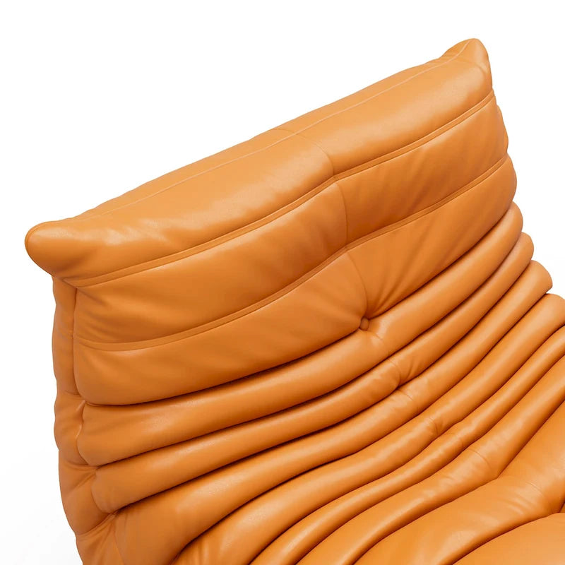 Furgle-Sofa aus Mikrofaserleder, ergonomisches Design, bequemes Bodensofa