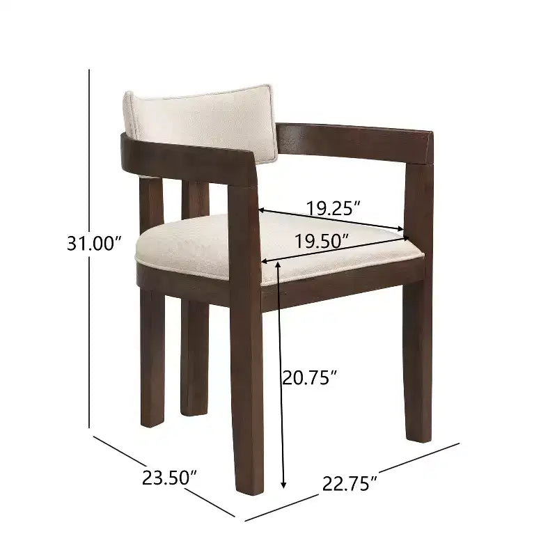 Christopher Knight Home Shankar moderne 5-delige ronde eetkamerset met stoelen van rubberhout met bekleding