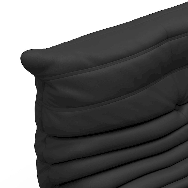 Furgle-Sofa aus Mikrofaserleder, ergonomisches Design, bequemes Bodensofa