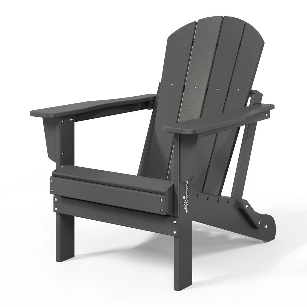 Polytrends Laguna Adirondack-Klappstuhl für die Terrasse, lichtecht und wetterbeständig