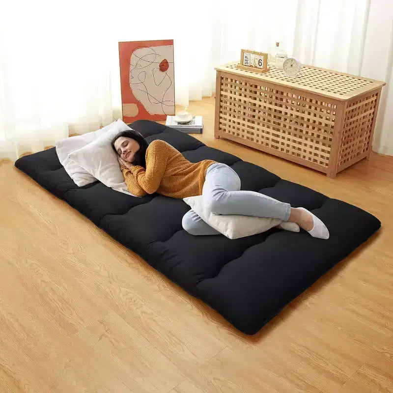 Matelas futon japonais, tapis de sol pliable pour dormir, tatami pour la maison et le camping