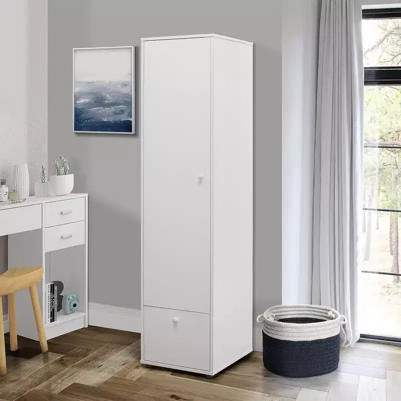 Armoire de rangement Corry de Kings Brand Furniture, blanche