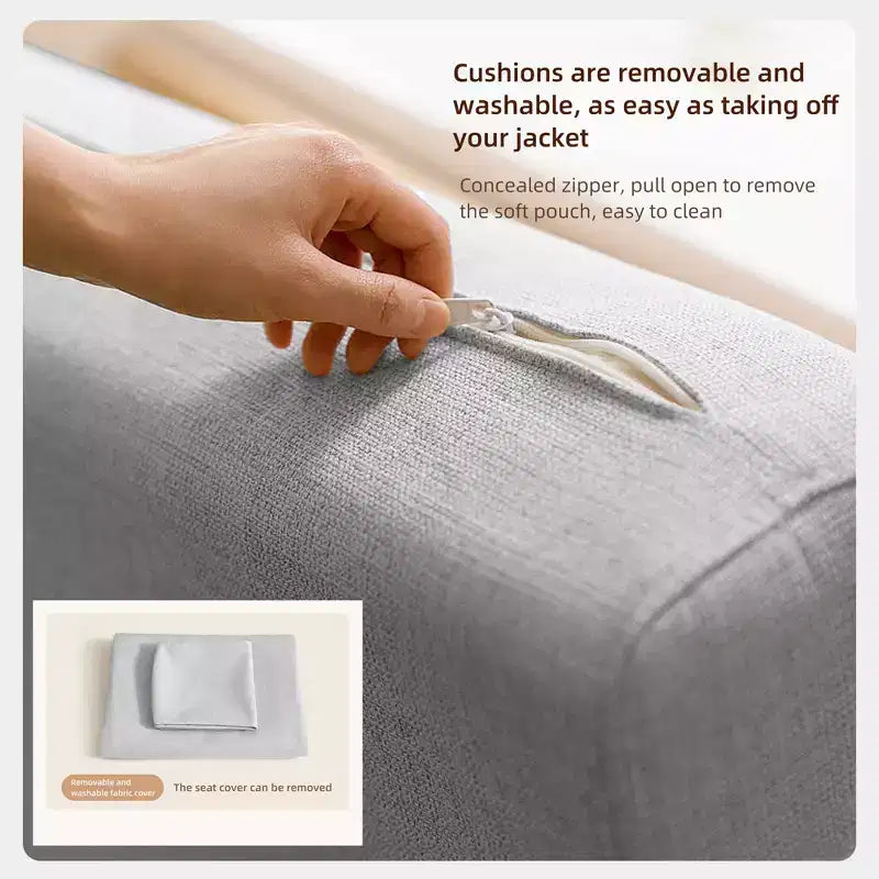 Divano letto moderno Luck Live da 62.2in., multifunzionale con contenitore