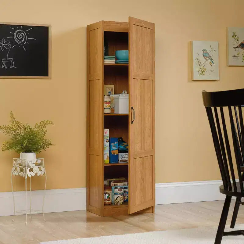 Mobiletto dispensa - rovere Highland, stile tradizionale, 3 ripiani regolabili