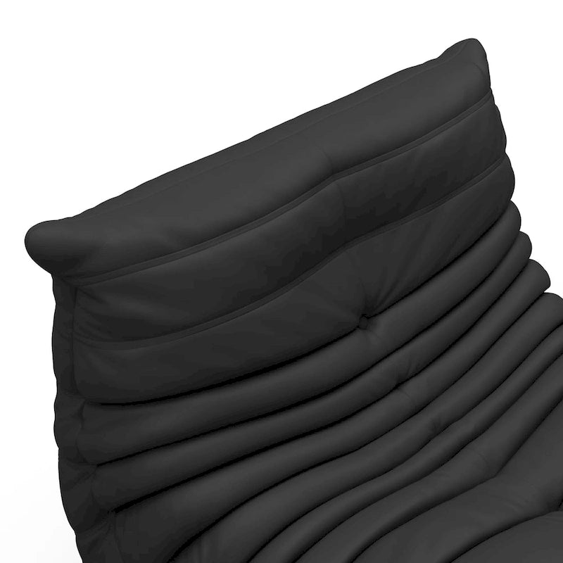 Furgle-Sofa aus Mikrofaserleder, ergonomisches Design, bequemes Bodensofa