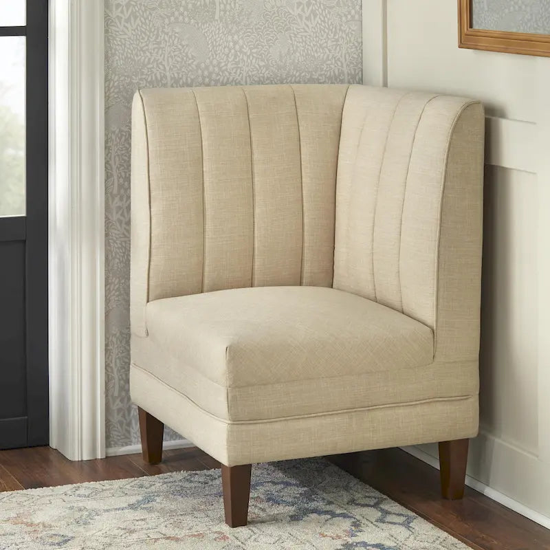 Set da banquette imbottita Lifestorey Kerrington a 3 pezzi con schienale trapuntato