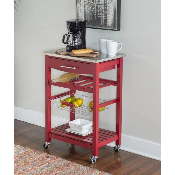 Carrello da cucina compatto e mobile Jake