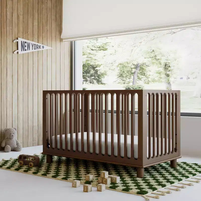 Lettino trasformabile 3 in 1 Storkcraft Sicily Deluxe con sponda di protezione per bambini