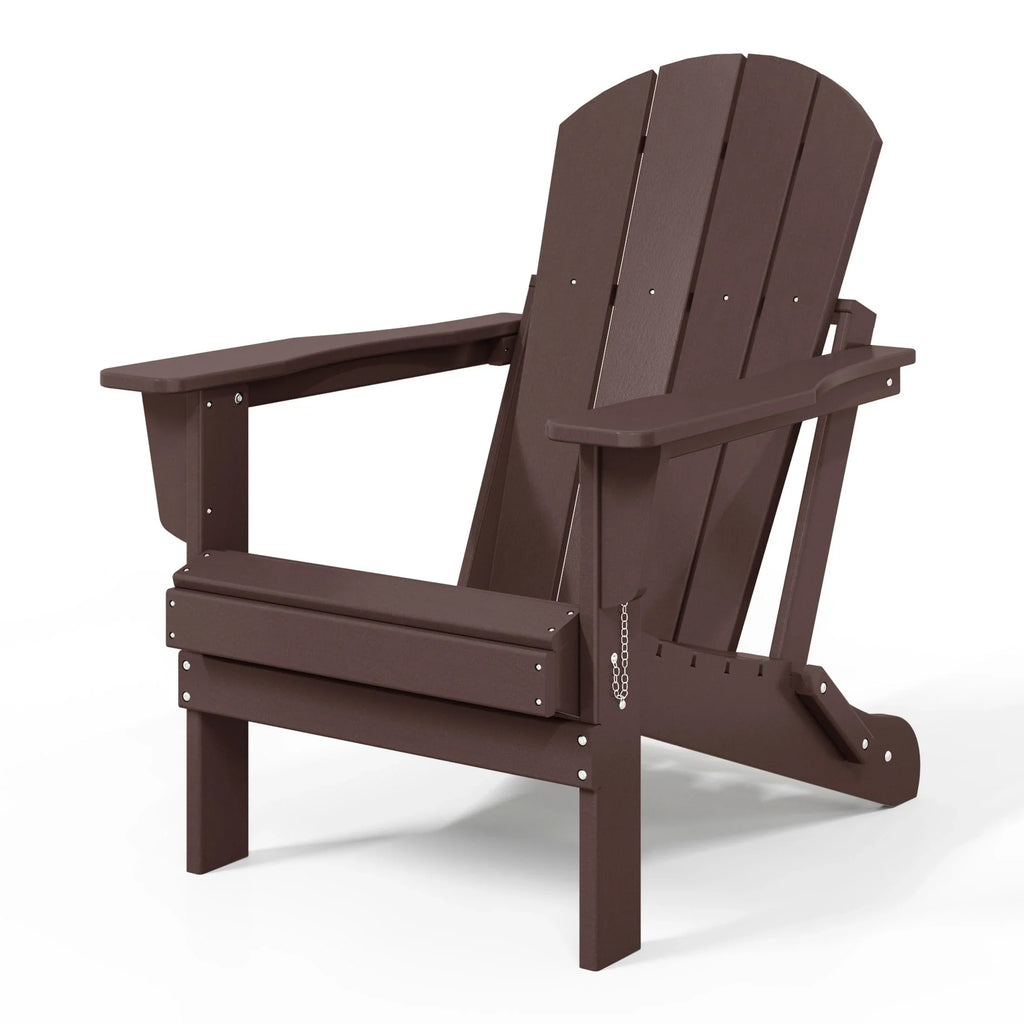 Polytrends Laguna Adirondack-Klappstuhl für die Terrasse, lichtecht und wetterbeständig