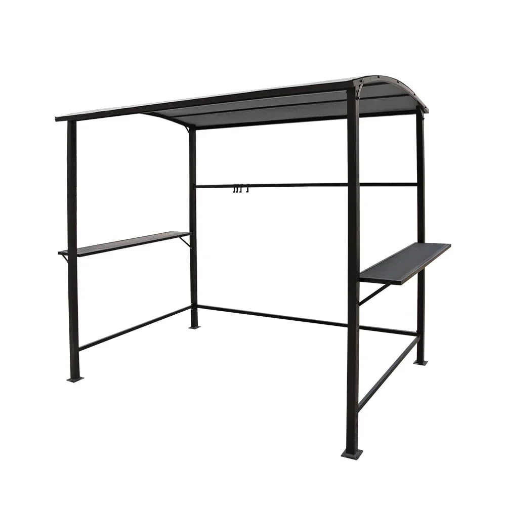 Gazebo da esterno per barbecue con telo, telaio in acciaio, 5 ft. x 8 ft.