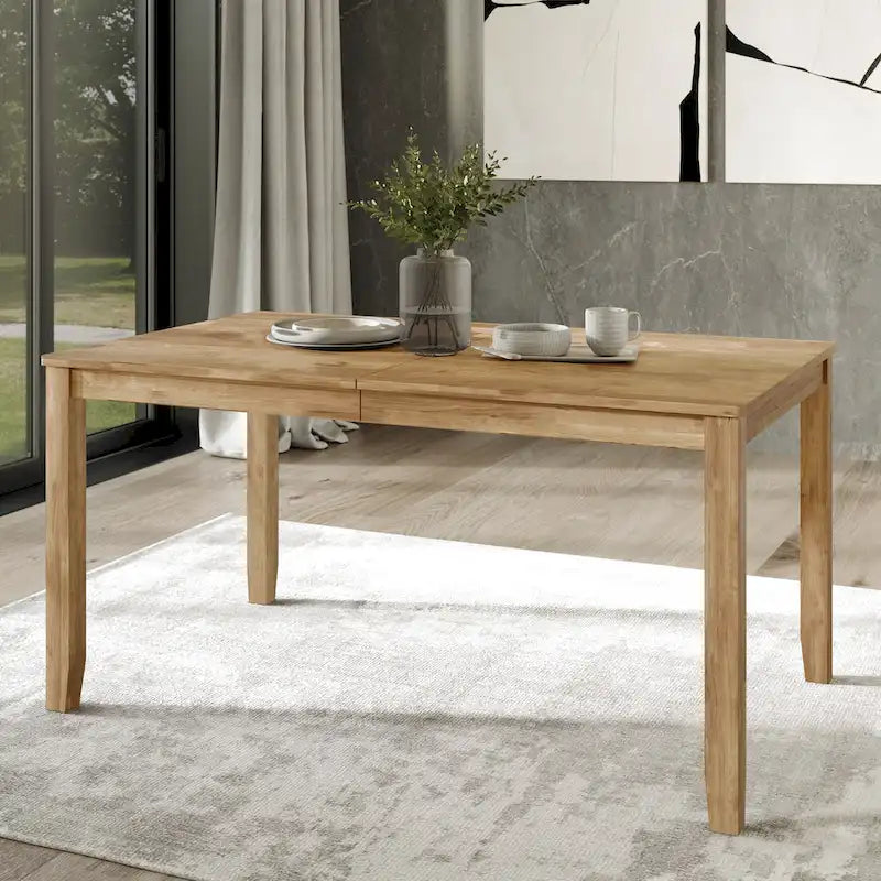 CraftPorch klassisches Esszimmer-Set aus Holz, 7-teilig