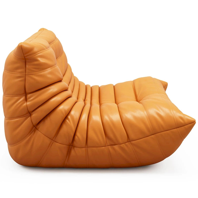 Furgle-Sofa aus Mikrofaserleder, ergonomisches Design, bequemes Bodensofa