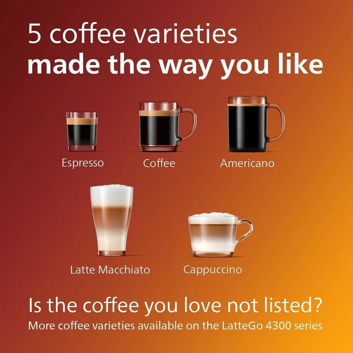 Macchina da caffè espresso premium, 12 bevande calde/fredde, sistema LatteGo, macinacaffè in ceramica, nero cromato