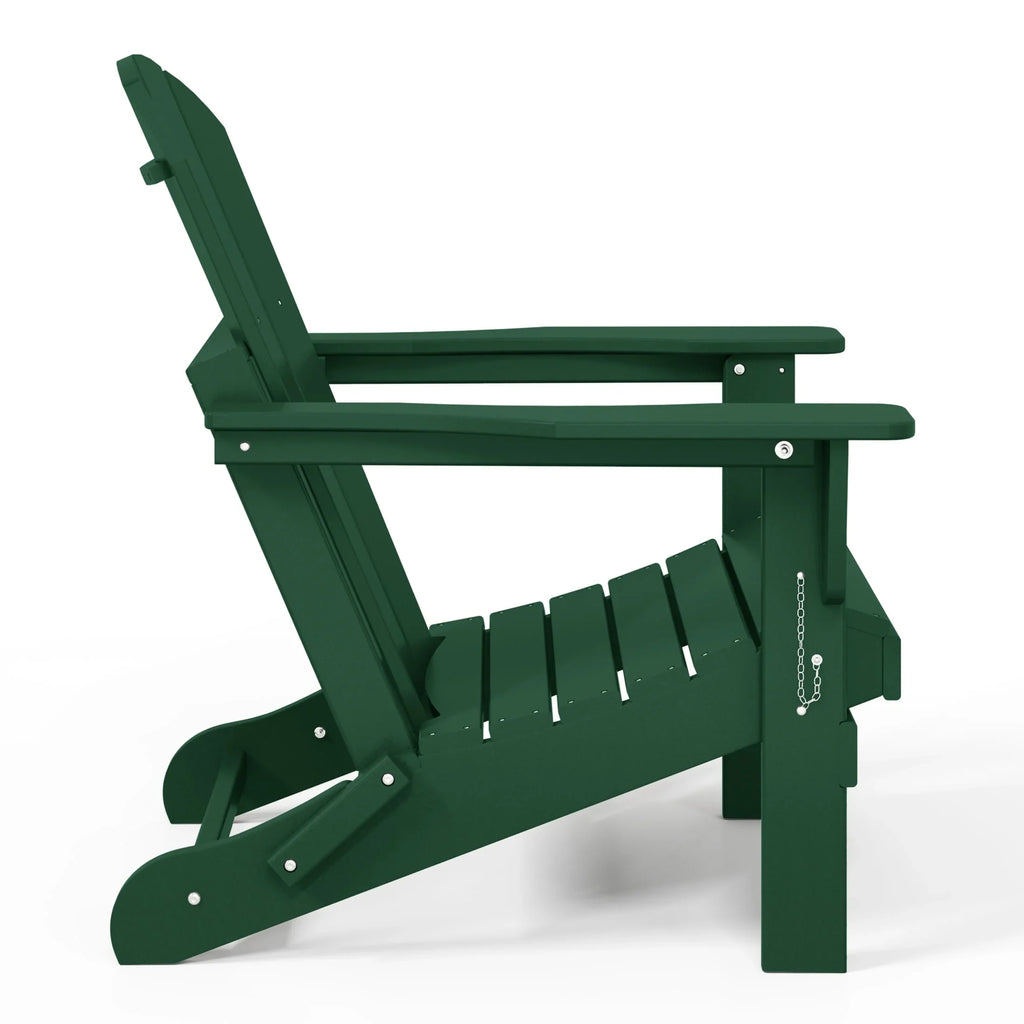 Polytrends Laguna Adirondack-Klappstuhl für die Terrasse, lichtecht und wetterbeständig