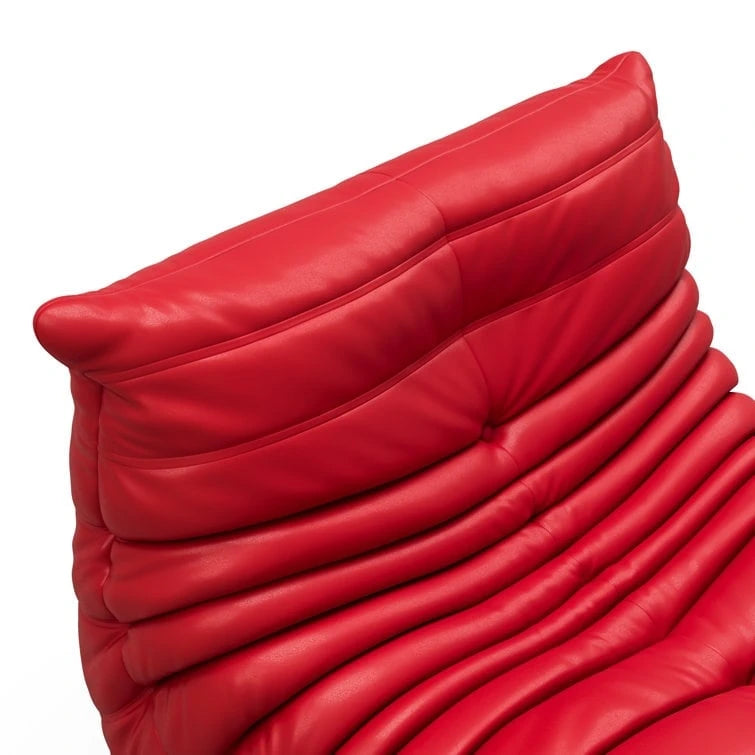 Furgle-Sofa aus Mikrofaserleder, ergonomisches Design, bequemes Bodensofa