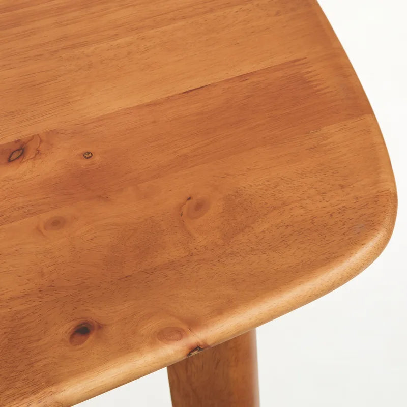 Set da pranzo Nettie Simple Living in legno massello, 4 pezzi