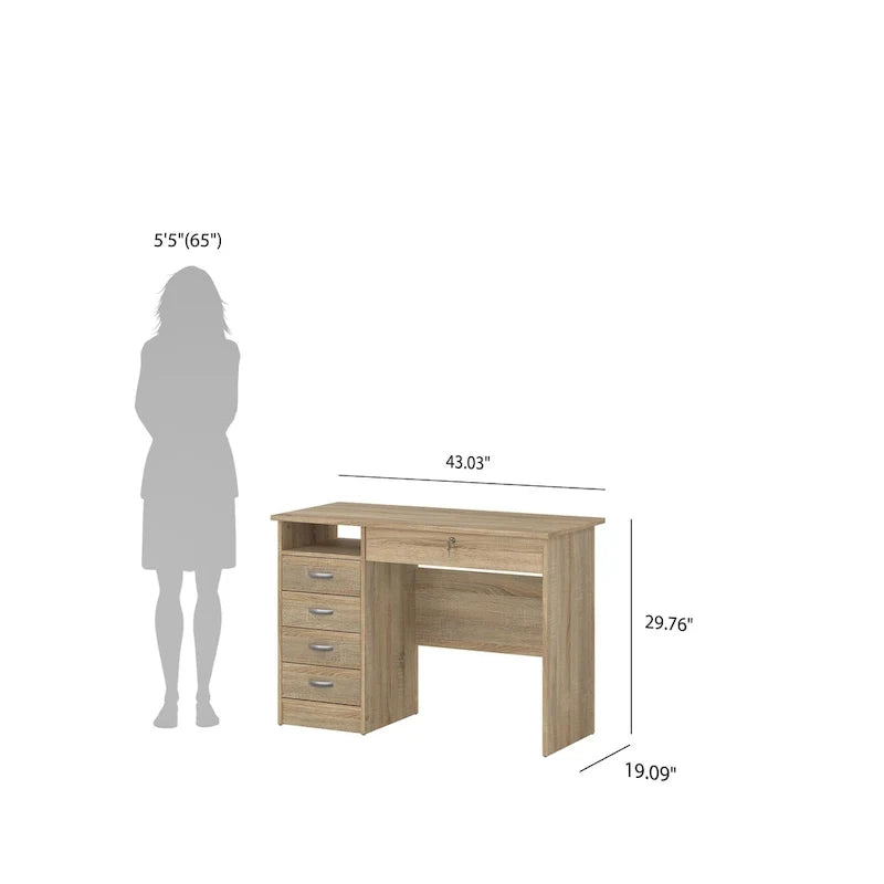 Bureau Skylar à 5 tiroirs de Porch & Den