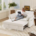 Divano letto trasformabile Dyonery 3-in-1, divano letto estraibile con tasca laterale e schienale regolabile, montaggio senza attrezzi, divanetto pieghevole