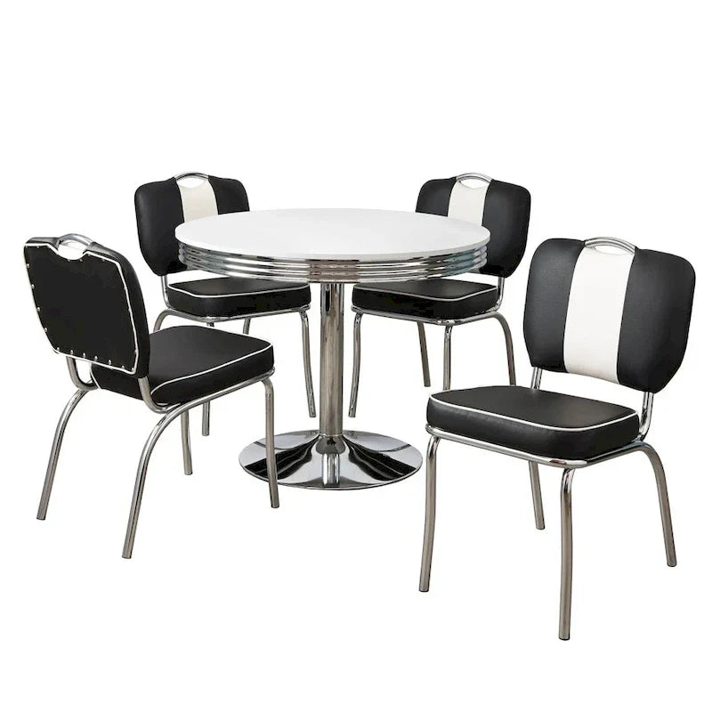 Simple Living Raleigh retro-eetset met 5 delen