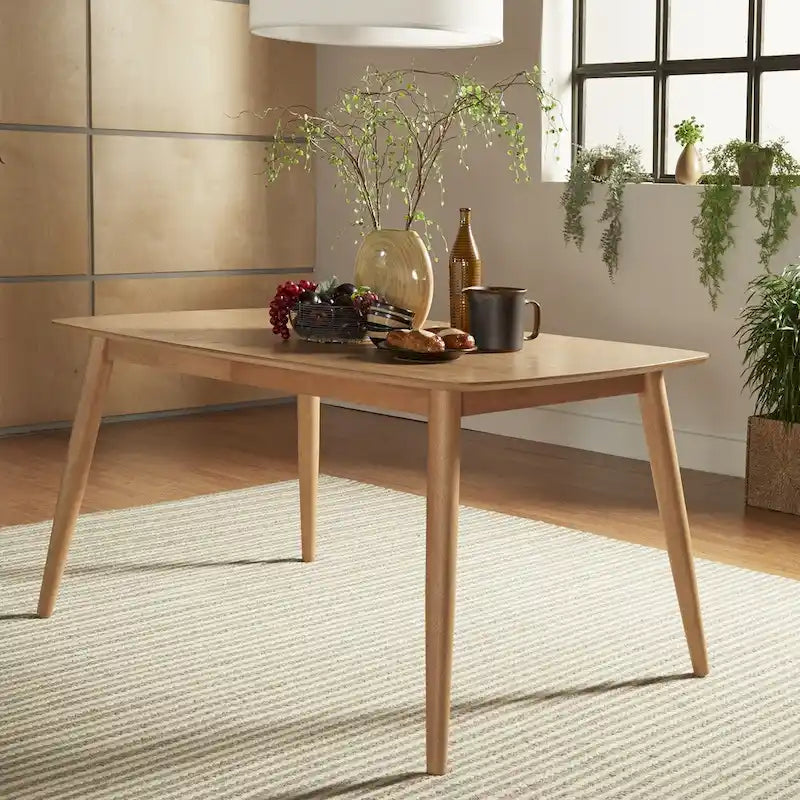 Set da pranzo in rovere norvegese danese con gambe affusolate, di iNSPIRE Q Modern