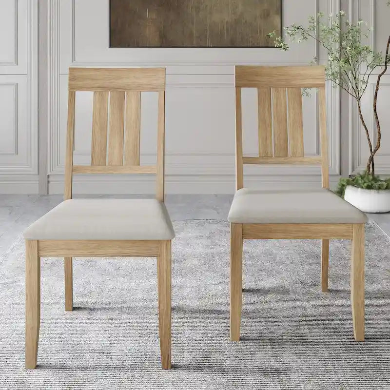 CraftPorch klassisches Esszimmer-Set aus Holz, 7-teilig