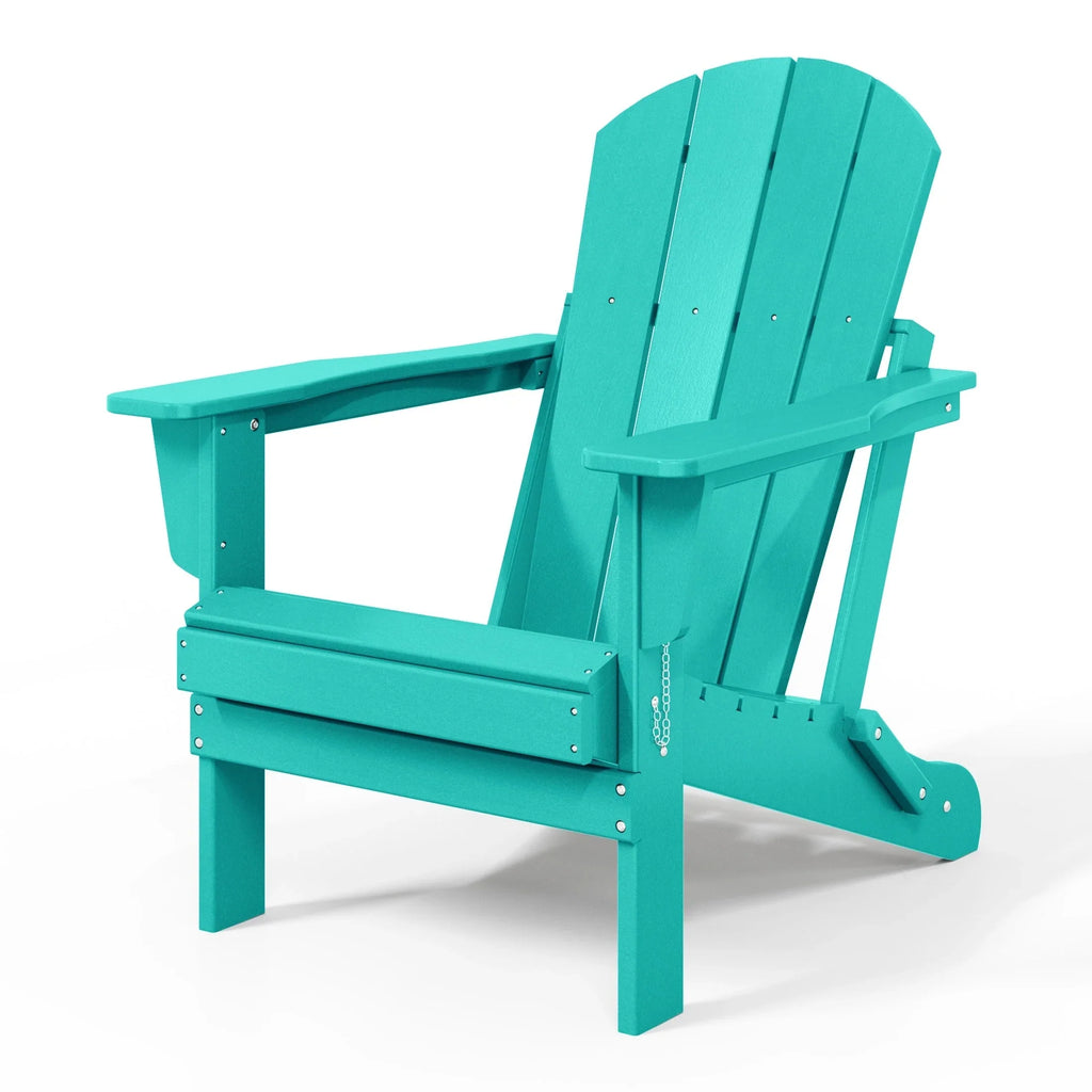 Polytrends Laguna Adirondack-Klappstuhl für die Terrasse, lichtecht und wetterbeständig