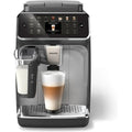 Macchina da caffè espresso premium, 12 bevande calde/fredde, sistema LatteGo, macinacaffè in ceramica, nero cromato