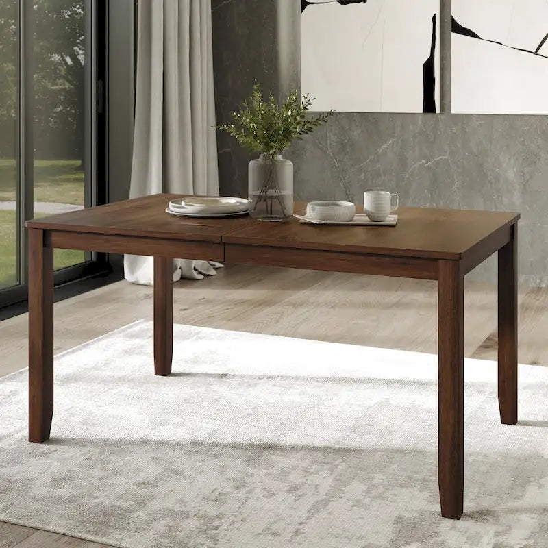 CraftPorch klassisches Esszimmer-Set aus Holz, 7-teilig