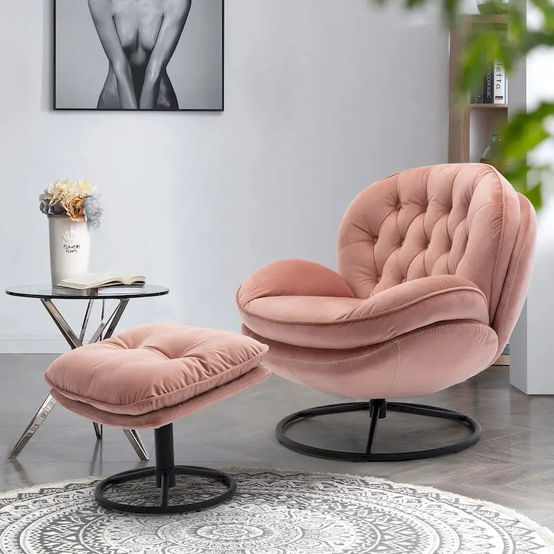 Polstersessel, TV-Sessel, Wohnzimmersessel mit Hocker