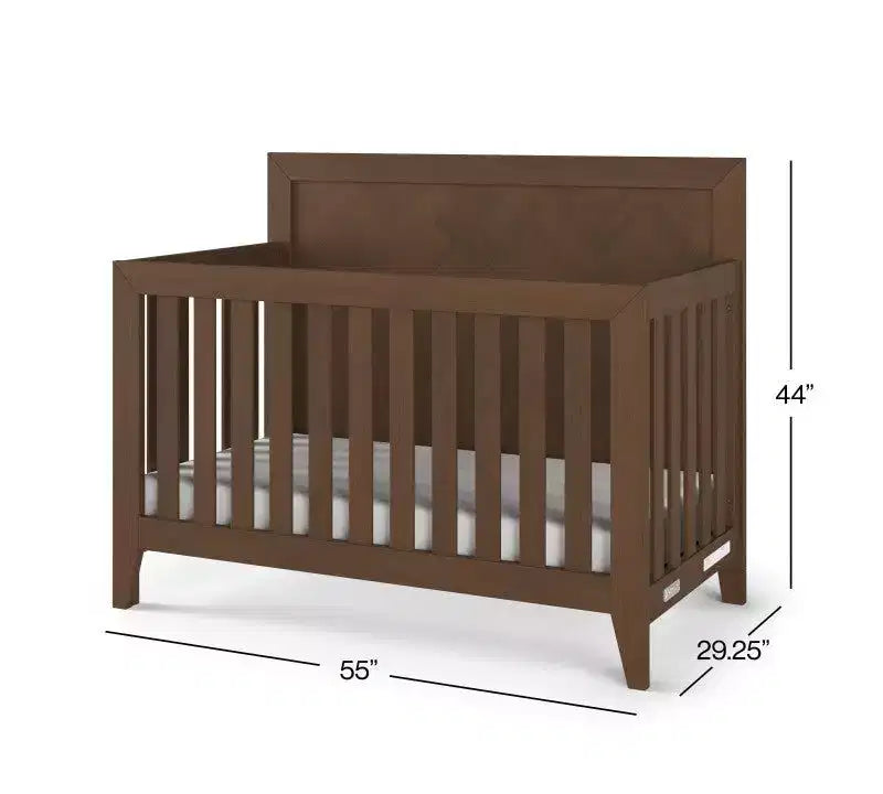 Child Craft Kieran Kinderzimmer-Set, 3-teilig, mit Babybett, Kommode und Schubladenkommode; einschließlich 4-in-1 umbaubarem Babybett