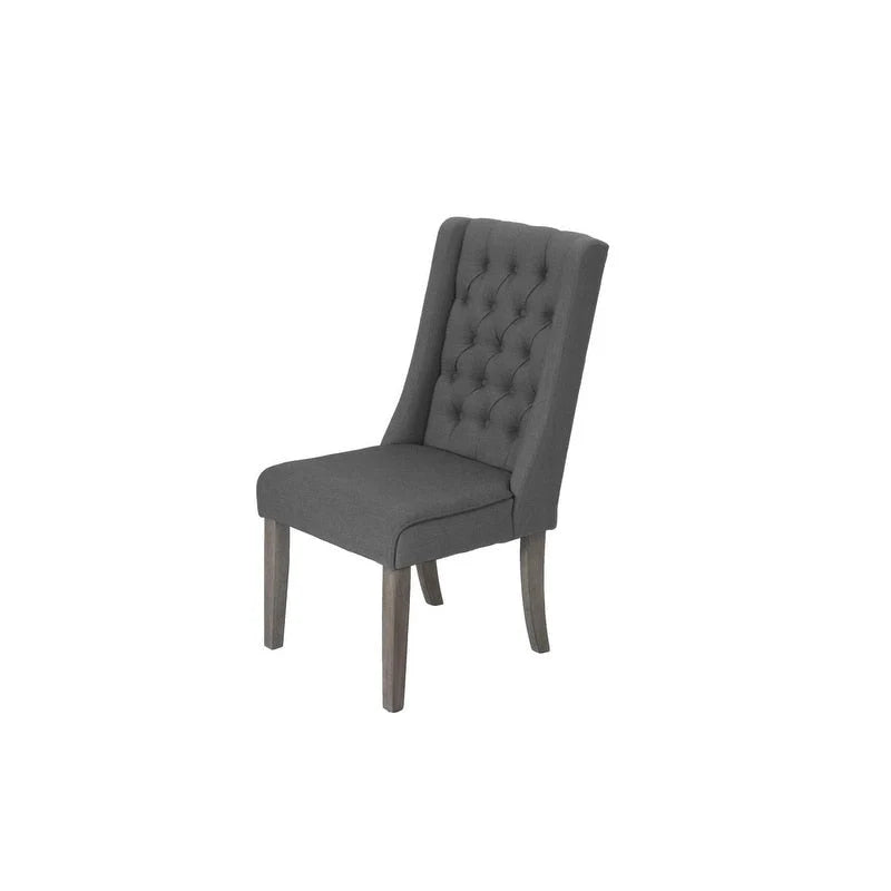 Best Quality Furniture 9-delige rustieke uitschuifbare grijze eethoek