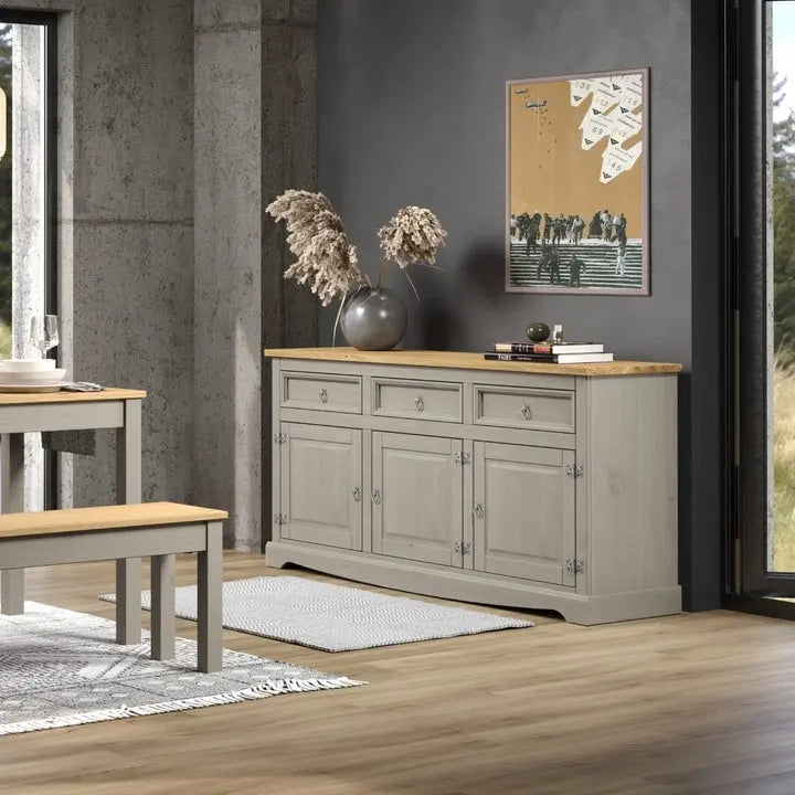 65 Holz-Buffetschrank im Landhausstil - Corona-Kollektion