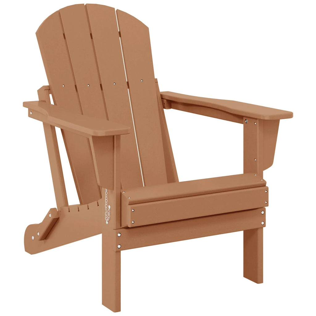 Polytrends Laguna Adirondack-Klappstuhl für die Terrasse, lichtecht und wetterbeständig