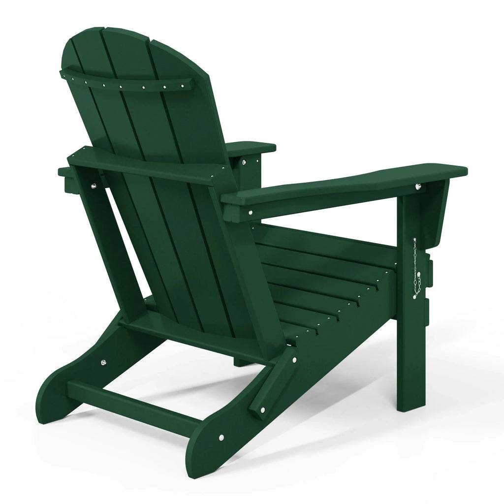 Polytrends Laguna Adirondack-Klappstuhl für die Terrasse, lichtecht und wetterbeständig
