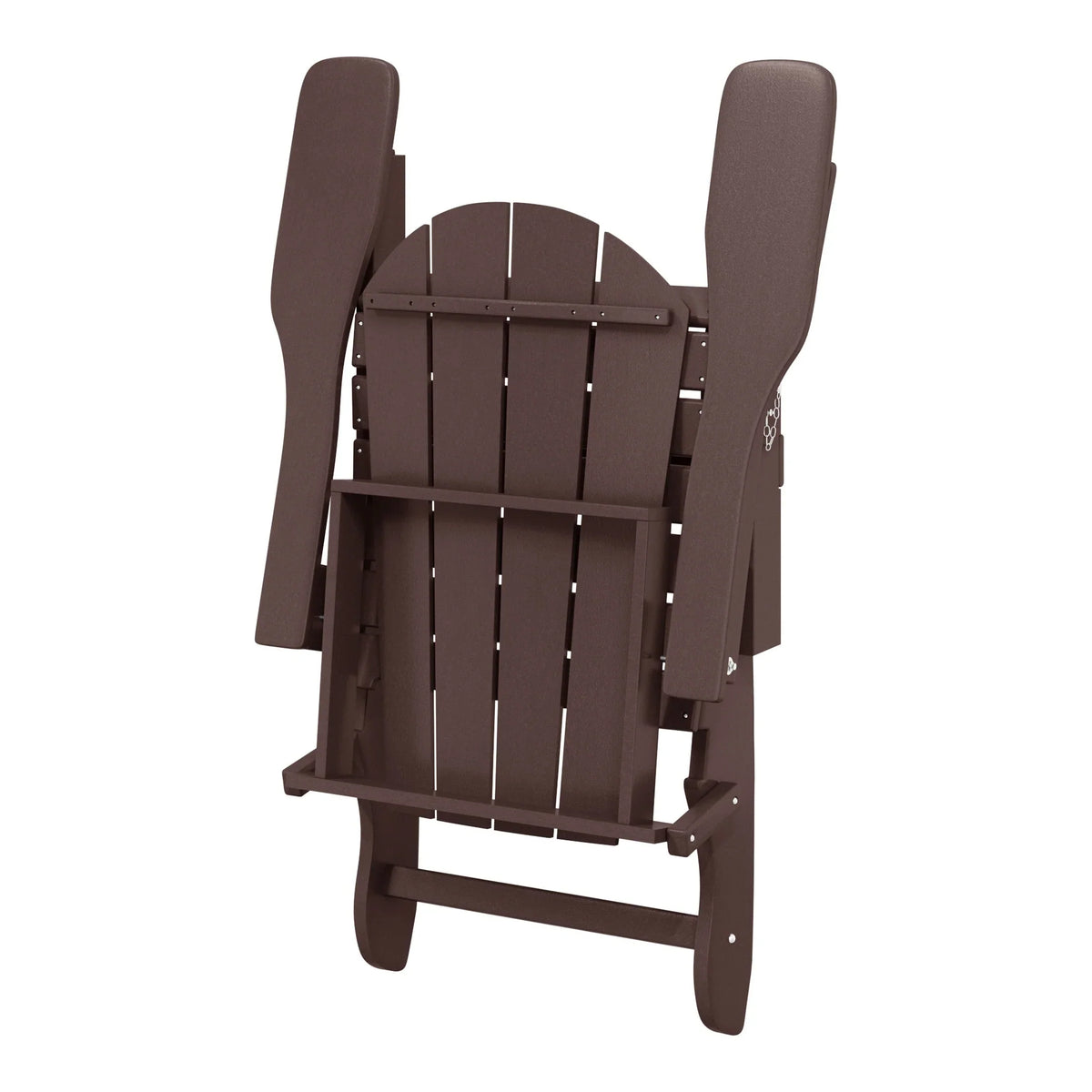 Polytrends Laguna Adirondack-Klappstuhl für die Terrasse, lichtecht und wetterbeständig