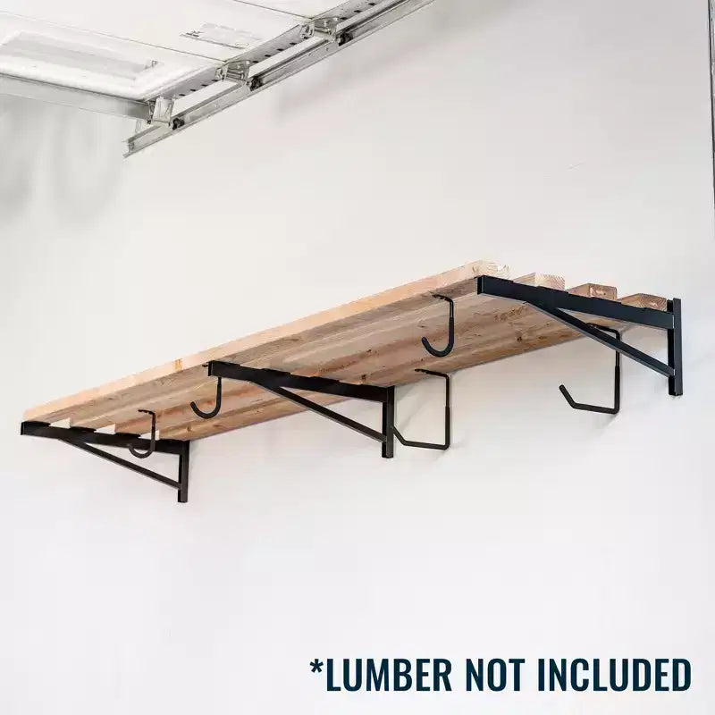 StoreYourBoard DIY-Wandregalhalterungen, 2' x 8' | Hochbelastbares Garagen-Wandregal